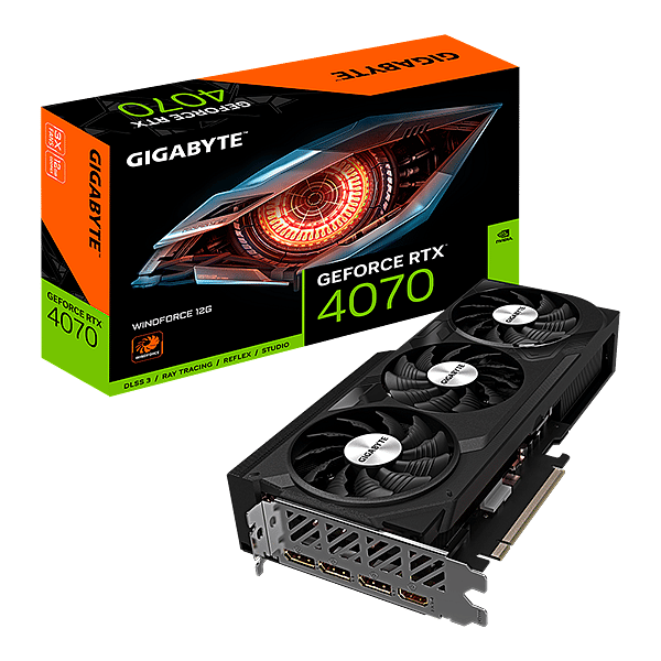 Gigabyte GeForce RTX 4070 WindForce V2 12GB GDDR6X DLSS3  Tarjeta Gráfica Nvidia