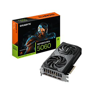 Gigabyte GeForce RTX 5060 Windforce 8GB GDDR7 DLSS4  Tarjeta Gráfica Nvidia