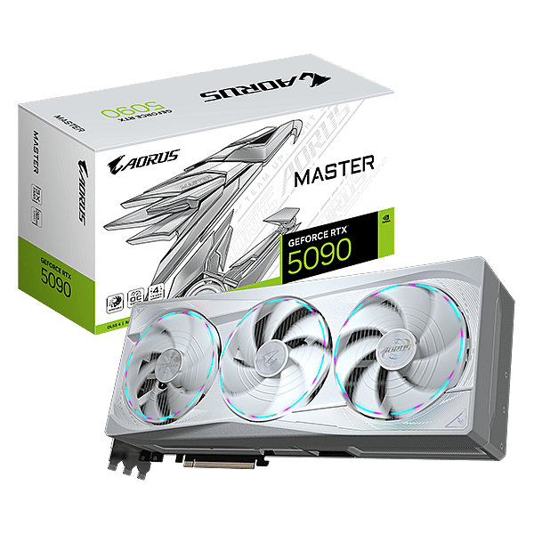 Gigabyte GeForce RTX 5090 Aorus Master Ice 32GB GDDR7 DLSS4  Tarjeta Gráfica Nvidia