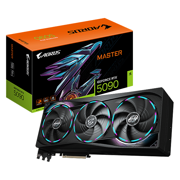 Gigabyte GeForce RTX 5090 Aorus Master 32GB GDDR7 DLSS4  Tarjeta Gráfica Nvidia