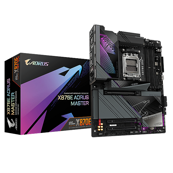 Gigabyte X870E Aorus Master  WiFi 7  Bluetooth  PCIe 50  DDR5  ATX  Placa Base AM5