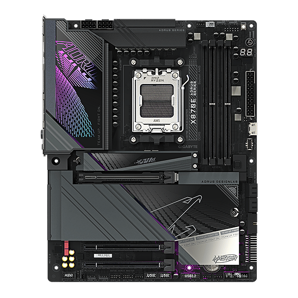 Gigabyte X870E Aorus Master  WiFi 7  Bluetooth  PCIe 50  DDR5  ATX  Placa Base AM5