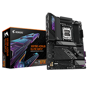 Gigabyte X870E Aorus Elite  WiFi 7  Bluetooth  PCIe 50  DDR5  ATX  Placa Base AM5