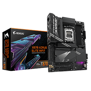 Gigabyte X870 Aorus Elite  WiFi 7  PCIe 50  DDR5  ATX  Placa Base AM5