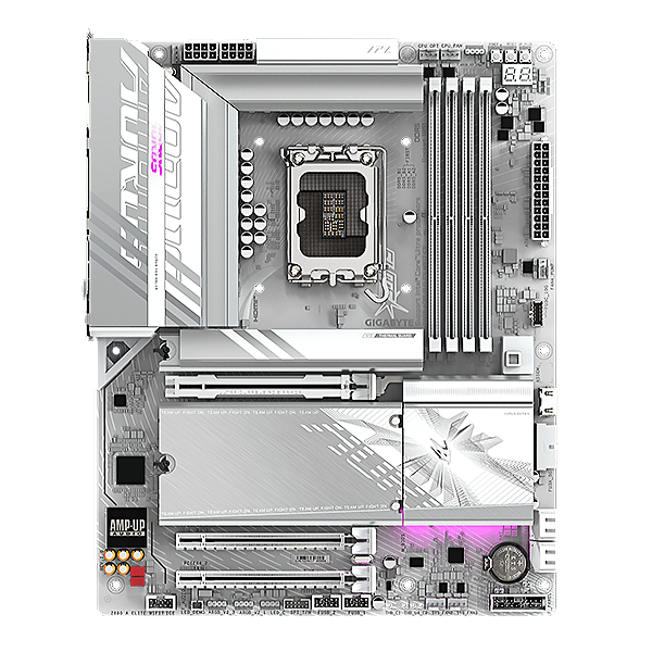 Gigabyte Z890 Aorus Elite Ice  WiFi 7  DDR5  ATX  Blanca  Placa Base Intel Socket 1851