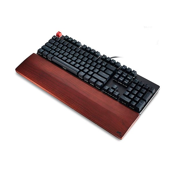 Glorious PC Gaming Wooden Keyboard Wirst Rest Golden Full