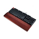Glorious PC Gaming Wooden Keyboard Wirst Rest Golden Full