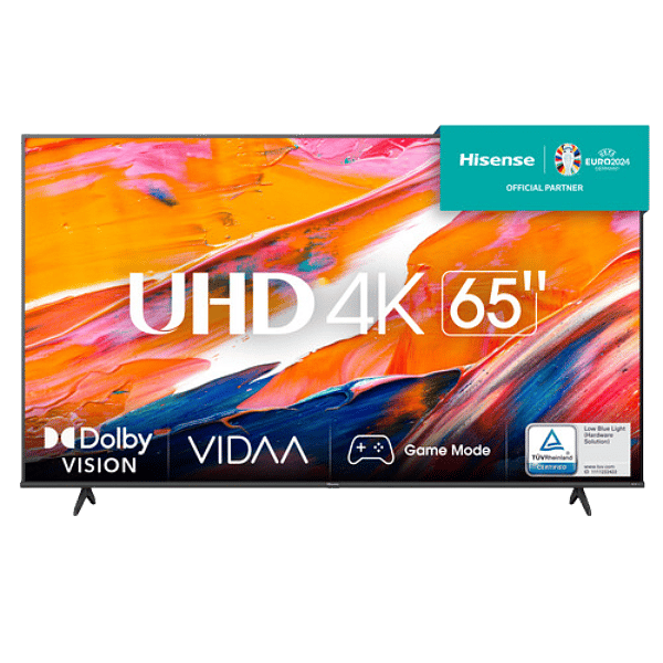 HISENSE 65  TV 65A6K  UHD 4K Smart TV de 65 Pulgadas Dolby Vision Modo Juego Plus DTS Virtual X Control por Voz televisor 2023