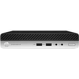 HP ProDesk 400 G4 Mini  Intel i3 8100T DDR4 8GB SSD 240GB M2 WiFi Windows 10P Equipo