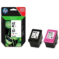 CARTUCHO ORIGINAL HP 62 NEGRO+TRICOLOR PACK 2 - Tinta