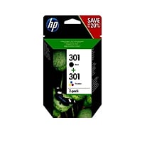 HP 301 negro y tricolor 190/165 pag - Tinta
