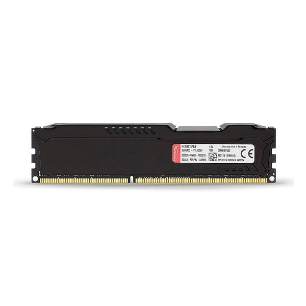 HyperX Fury Black DDR3 1600Mhz 4GB  Memoria RAM