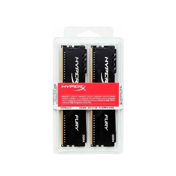 HyperX Fury Black DDR4 2400MHz 32GB 2x16 CL15  RAM