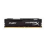 HyperX Fury Black DDR4 2400MHz 4GB CL15  Memoria RAM