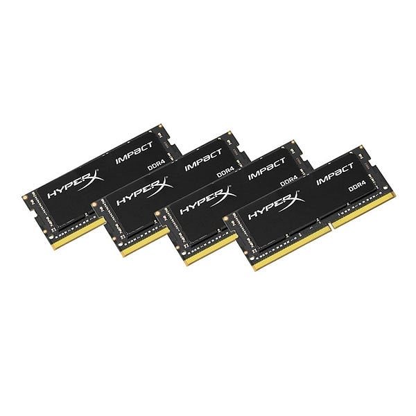 HyperX Impact DDR4 2400MHz 64GB 4x16 SODIMM Memoria RAM