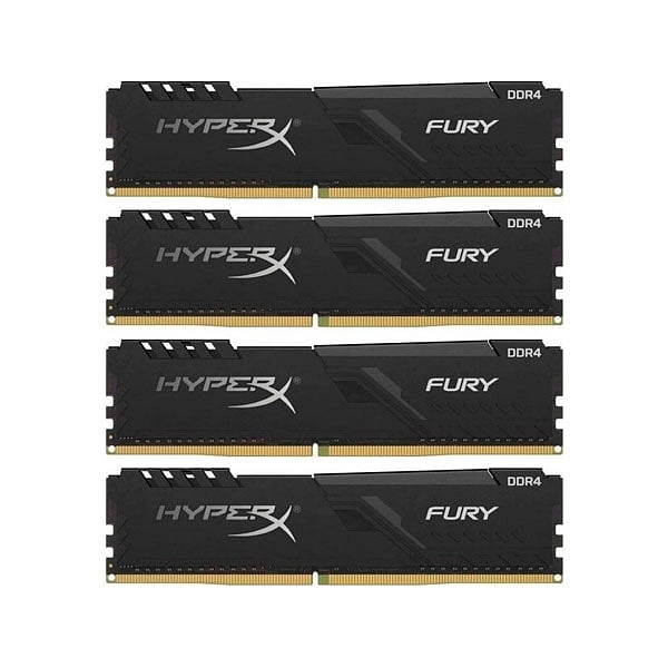 HyperX Fury Black DDR4 3000MHz 32GB 4x8 CL15  Memoria RAM