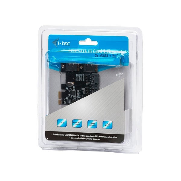 ITec PCIe Card 2xSATA2  2xESATA  Adaptador