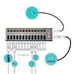 ITec USB 30 13 puertos 60 W  Hub USB