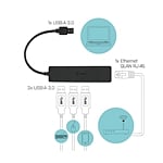 ITec 3 USB 30  GBlan slim  Hub USB