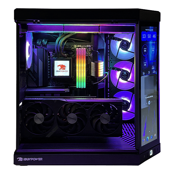 PC Gaming  iBUYPOWER Legend Champion  Ryzen 7 9800X3D  64GB RAM DDR5  2TB SSD  GeForce RTX 4080 Super  WiFi 7 BT 54  Windows 11 Pro  Y70TI LCD  Ordenador eSports Profesional