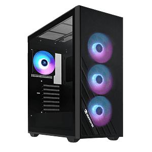 IBUYPOWER Scale ARGB  Caja ATX Cristal Templado Negra