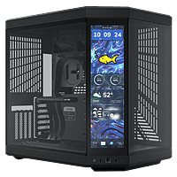 iBUYPOWER Y70 Touch Infinite LCD ARGB | Caja ATX Cristal Templado Negra