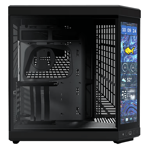 IBUYPOWER Y70 Touch Infinite LCD ARGB  Caja ATX Cristal Templado Negra