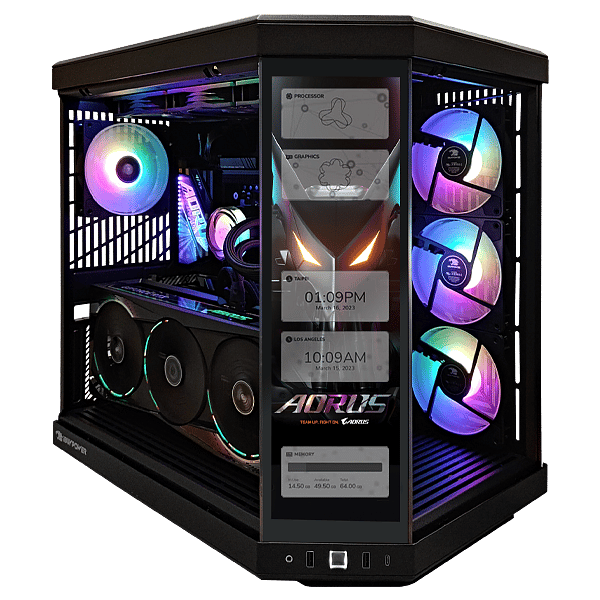 PC Gaming  iBUYPOWER Champion Aorus  Ryzen 9 9950X3D  128GB RAM DDR5  4TB SSD  16TB HDD  GeForce RTX 5090 32GB  Ordenador Powered By Gigabyte
