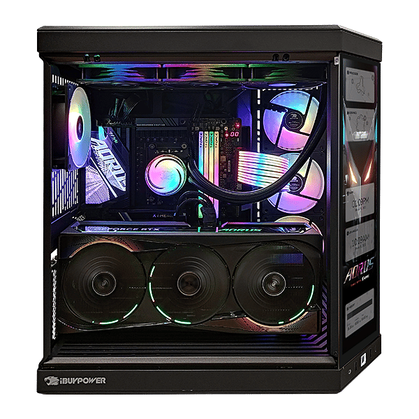 PC Gaming  iBUYPOWER Champion Aorus  Ryzen 9 9950X3D  128GB RAM DDR5  4TB SSD  16TB HDD  GeForce RTX 5090 32GB  Ordenador Powered By Gigabyte