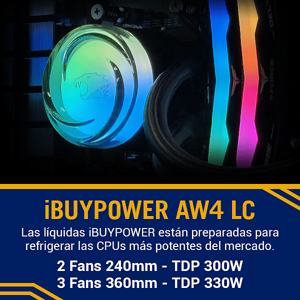 PC Gaming  iBUYPOWER Fighter FX1  Intel Core i5 12400F  32GB RAM  1TB SSD 7400MBS  GeForce RTX 5070 Ti 16GB DLSS4  Ordenador eSports PC Gamer