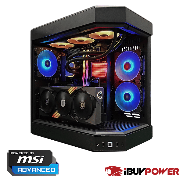 PC Gaming  iBUYPOWER Legend MSI Drake  Ryzen 7 7700  64GB RAM DDR5  2TB SSD 7400MBS  GeForce RTX 5070 Ti 16GB DLSS4  Y60  WiFi6E BT53  Ordenador Powered By MSI