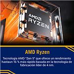 PC Gaming  iBUYPOWER Legend MSI Drake  Ryzen 7 7700  64GB RAM DDR5  2TB SSD 7400MBS  GeForce RTX 5070 Ti 16GB DLSS4  Y60  WiFi6E BT53  Ordenador Powered By MSI