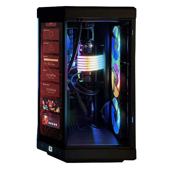 PC Gaming  iBUYPOWER Legend PBA Cyborg  Ryzen 7 9800X3D  64GB RAM DDR5  2TB SSD 7400MBS  GeForce RTX 5080 16GB DLSS4  Y70TI LCD  Ordenador Powered By Asus