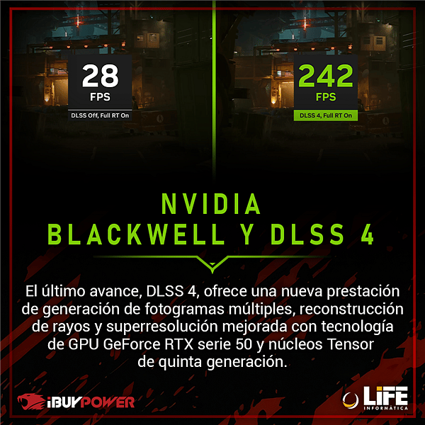 PC Gaming  iBUYPOWER Anniversary 9  Ryzen 5 7600  32GB RAM DDR5 6000MHZ  1TB SSD 7400MBS  GeForce RTX 5070 12GB DLSS4  Ordenador eSports Profesional
