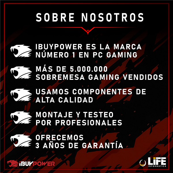 PC Gaming  iBUYPOWER WindForce Cyclone  Ryzen 7 8700F  32GB RAM DDR5  1TB SSD Gen4  Radeon RX 9070 16GB  Ordenador eSports Profesional