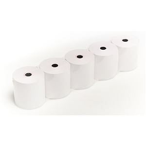 Iggual Pack 5 Rollos de papel Termico sin BPA 80X80 mm  Papel
