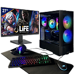 PC Gaming Pack Premium  iLIFE Legend Pro Max  Monitor 27  Periféricos 6en1  Intel Core i9 12900K 32GB 1TB RTX 4070 Super  Ordenador eSports PC Gamer Profesional