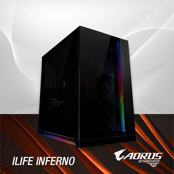 ILIFE Aorus Engined Inferno  Intel i7 13700K  32GB RAM  1TB SSD  GeForce RTX 4070Ti  Ordenador Gaming