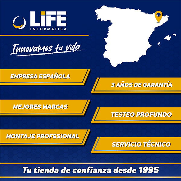 PC Gaming  iLIFE Oferta Verano 01  Intel Core i5 12400F  16GB RAM  500GB SSD  GeForce RTX 4060  Ordenador eSports PC Gamer