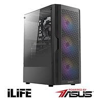 PC Gaming | ILIFE PBA AMD K1 | Ryzen 5 5600X | 16GB DDR4 | 1TB SSD | WiFi AX | GeForce RTX 4060 | Ordenador Powered By Asus
