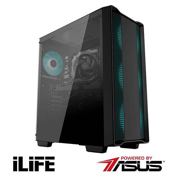 PC Gaming  ILIFE PBA AMD K2  Ryzen 5 5600X  16GB DDR4  1TB SSD  WiFi AX  GeForce RTX 4060 Ti  Ordenador Powered By Asus