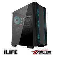 PC Gaming | ILIFE PBA AMD K2 | Ryzen 5 5600X | 16GB DDR4 | 1TB SSD | WiFi AX | GeForce RTX 4060 Ti | Ordenador Powered By Asus