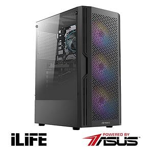 PC Gaming  ILIFE PBA Intel K1  Intel Core i5 12400F  16GB DDR4  1TB SSD  WiFi AX  GeForce RTX 4060  Ordenador Powered By Asus