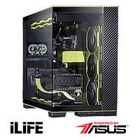 ILIFE PBA Lamborghini | PC Gaming Premium | AMD Ryzen 9 9950X | Asus ROG Crosshair X870E Hero | 96GB RAM DDR5 8200MHZ | 4TB SSD Gen4 | 16TB HDD | GeForce RTX 4090 | Windows 11 Pro