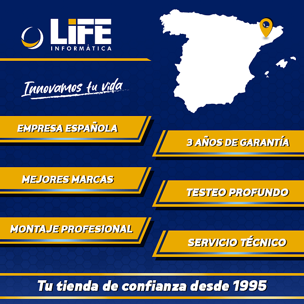 ILIFE Professional Centillion  PC Office  Intel i7 14700K   1TB SSD M2 NVMe Gen4   64GB Memoria RAM DDR5 6000MHz CL30  GeForce RTX 5080 16GB DLSS4