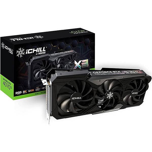 Inno3D GeForce RTX 4070 iChill X3 12GB GDDR6X DLSS3  Tarjeta Gráfica Nvidia