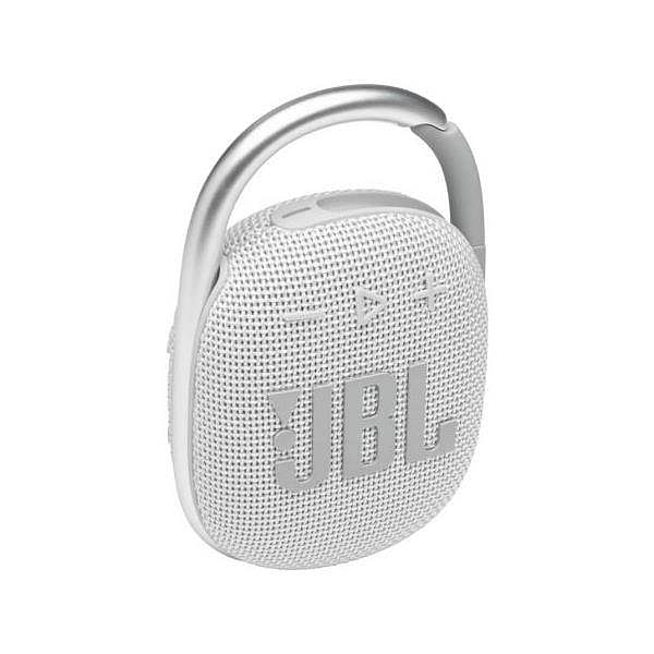 JBL Clip 4 Altavoz portátil Bluetooth 51 Autonomía de 10h Resistente al agua IP67 Blanco