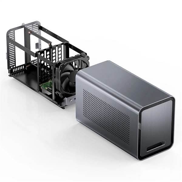 Jonsbo N1  Caja Mini ITX NAS Aluminio Gris