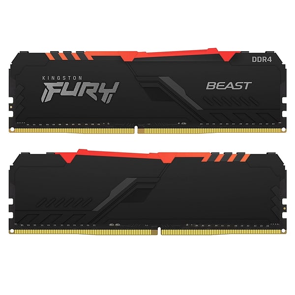 Kingston Fury Beast DDR4 64GB4x16GB 2666MHZ CL16  Memoria RAM