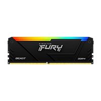 Kingston Fury Beast RGB 16GB | Memoria RAM DDR4 3200MHz CL16